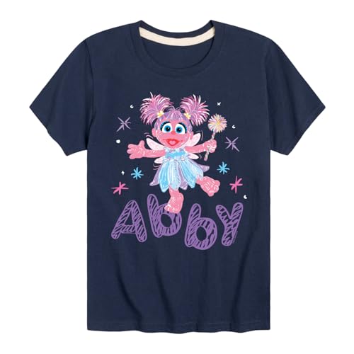 Sesame Street - Scribble Abby Cadabby - Toddler and Youth Short Sleeve Graphic T-Shirt