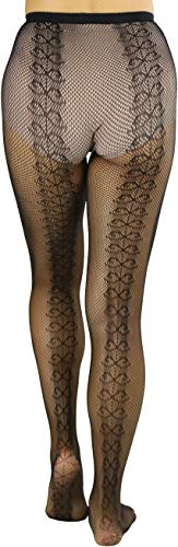 Image of ToBeInStyle Women's Sexy Vibrant Fine Classic Fishnet Full Footed Pantyhose