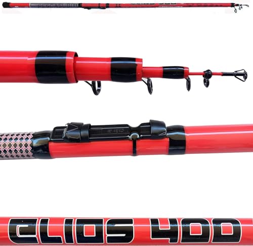CANNA E STUDIATA PER TUTTE LE ESIGENZE DI PESCA DALLA TROTA LAGO TECNICA GALLEGGIANTE RECUPERO , FIUME PESCA FONDO CARPA ANGUILLA O ADDIRITTURA IN MARE PESCA BOMBARDA AGUGLIE O SPIGOLE ORATE, GRAZIE ALLA SUA ROBUSTEZZA E CIMA IN VETRO PIENO QUESTA CANNA E' IN GRADO DI CONTRASTARE ANCHE PREDE DI TAGLIA NOTEVOLE.