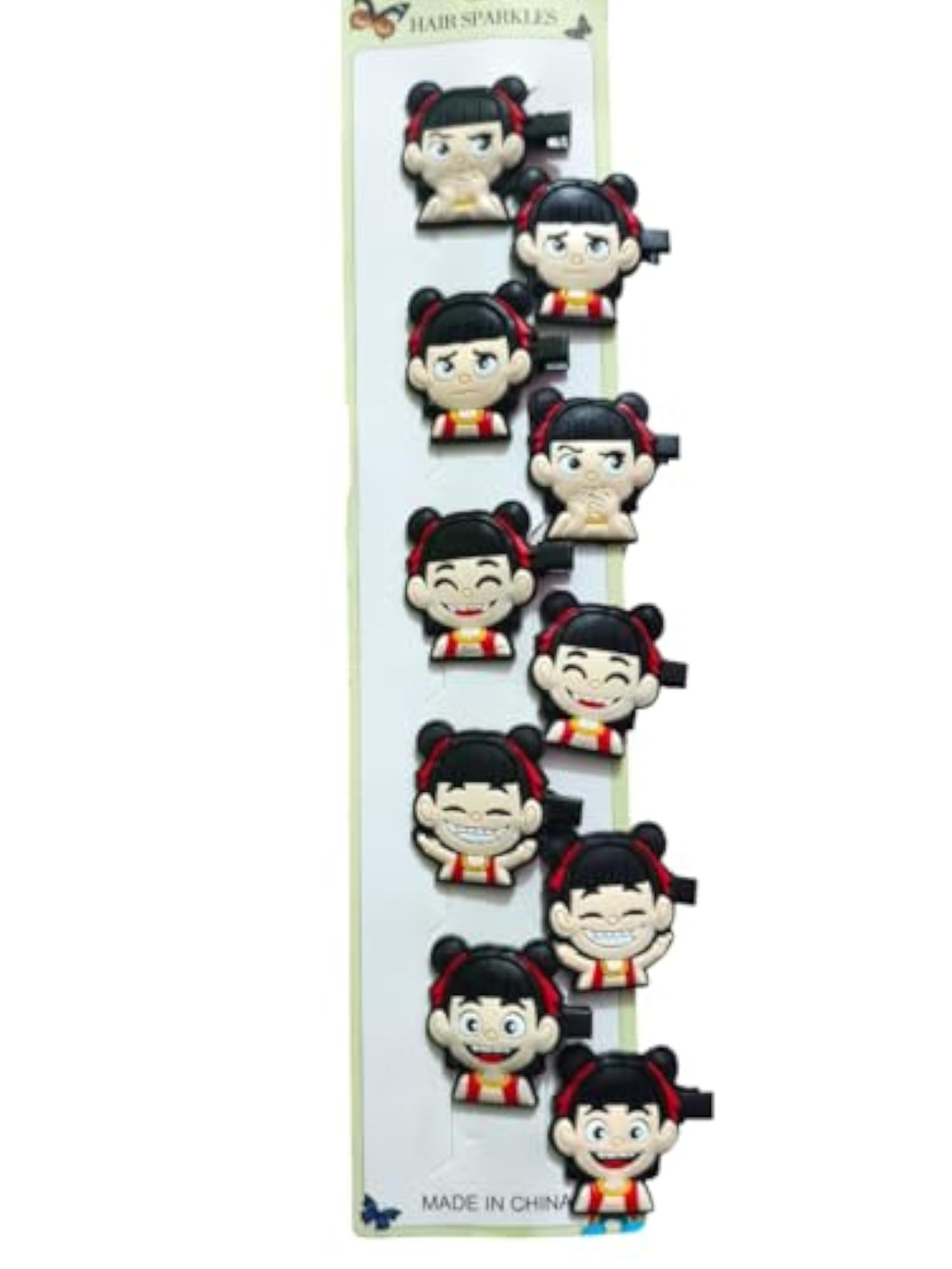 RSP Cartoon Hair Clips for Kids, Pack of 10
