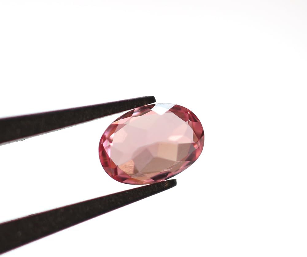 Lab Grown Sapphire Pink Color Oval Cut Loose YAG Gemstone DIY Jewelry With AGL Certificate