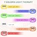 Air Tube Red Light Therapy for face, 7 Colors LED Face Mask Light Therapy, Blue Light Therapy for Acne, Red Light Therapy mask Skincare Tool 288 LEDs
