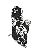 Flirty Aprons Oven Mitt, Sassy Black