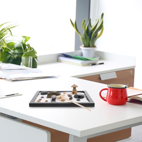 Mesa de arena Zen de diseño sofisticado para relajación hogareña 5