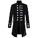 Produktbild Shujin Herren Vintage Steampunk Gothic Jacke Frack Jacke Viktorianischen Langer Mantel Military Coat Cosplay Kostüm Smoking Jacke Uniform