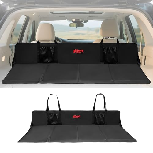 MYDAYS Car Rear Seat Mattress Extension Plate, Portable Air Mattresses Extenders for Sleeping, Increase Travel Trunk Bed Space for Car/SUV Camping