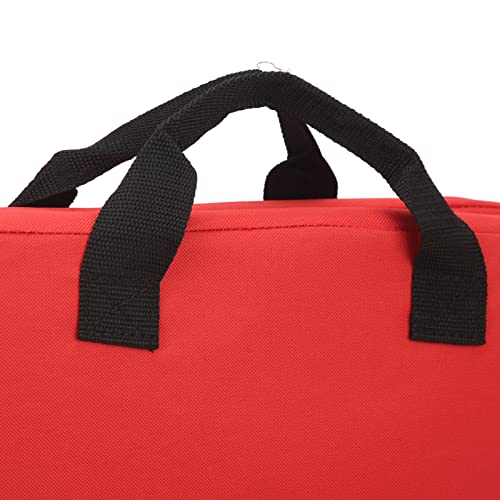 Keenso PortableCushion,Lightweight Paddedfor Sporting Events,Stadium and Beach (Red)