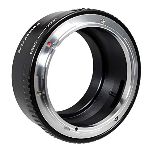 Adaptador Fotasy FD a Montura E, compatible con lentes Canon FD para cámaras Sony a7, a7R, a7s II III IV, a9, a7c, Alpha 1, a6600, a6500, a6400, a6300, a6100, a6000, a5100, a5000, a3500, ZV-E10 miniatura 6