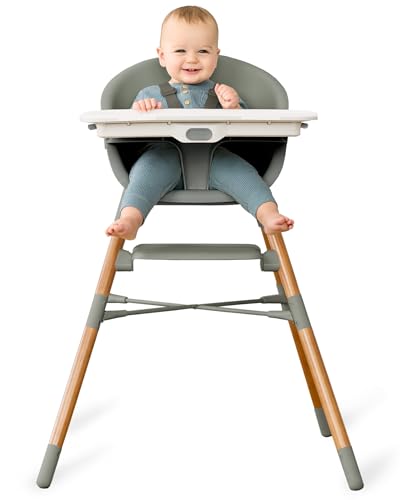 Image of Skip Hop Baby High Chair 4-in-1 Convertible High Chair, EON, Thyme
