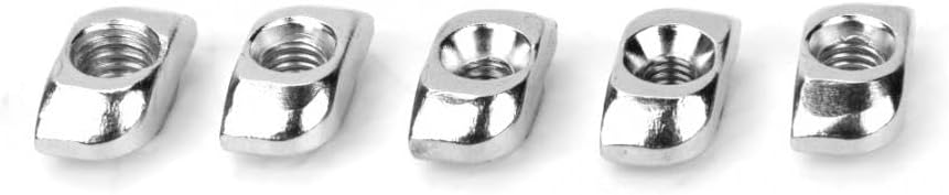 120Pcs M4 M5 M6 Carbon Steel T Slot Sliding Nut Hardware 3030 Series Aluminum Profile Hammer Head T Nut With Plastic Stora Box