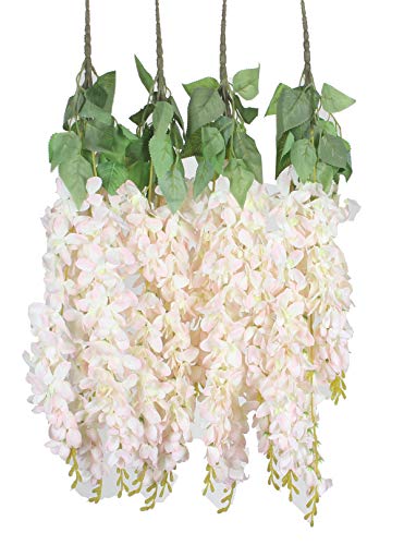 XIUER - Fiore di glicine di seta artificiale, 6,5