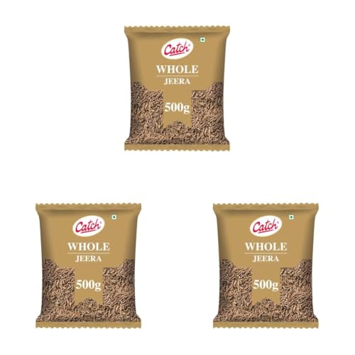 Image of Catch Cumin Whole | Jeera Whole, 500g (Pack of 3)