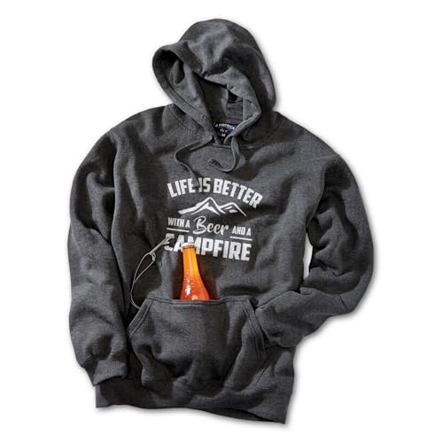 Alterd Industries River Life Hoodie - River, River float, Boating, Outdoors, Wake boarding, Camp fire, Lake House, Lake, Camping Hair, Beer hoodie, Can Cooler, Camping Gear