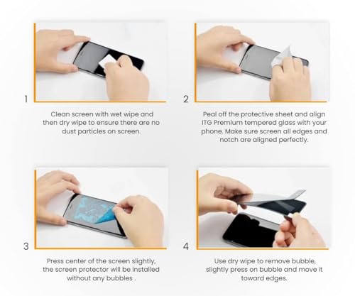 Image of Premium Tempered Glass Screen Protector for iQOO Z7 5G / Z7s 5G / Vivo Y100 and Vivo T2 - Ultra-Clear, Scratch-Resistant, Bubble-Free Installation