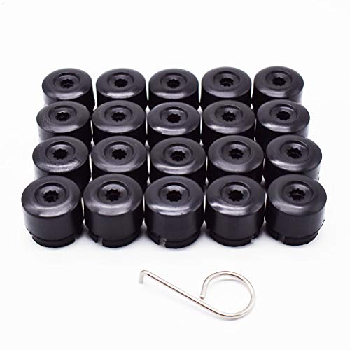 XUKEY 20Pcs 19mm Auto Radmutter Auto Nabe Schraube Abdeckung Schutzkappen Radmutter Schraube Kopfabdeckung Kappen Für Transporter T5 T6 2003-2020