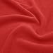 Tessuto in pile rosso corallo al metro, materiale anti-pillole, per cucito, trapuntatura, ricamo, coperte, letti per animali domestici, felpe, larghezza 150 cm (1 metro)