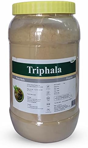 Jain Triphala Powder 1kg, Ayurvedic Triphala Churna Herbal Supplement