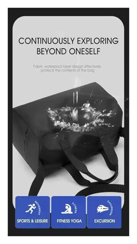 Zipper Large Capacity Oxford Travel Bags Fitness Bags Thickened Fabric Waterproof Luggage(GRAY)4