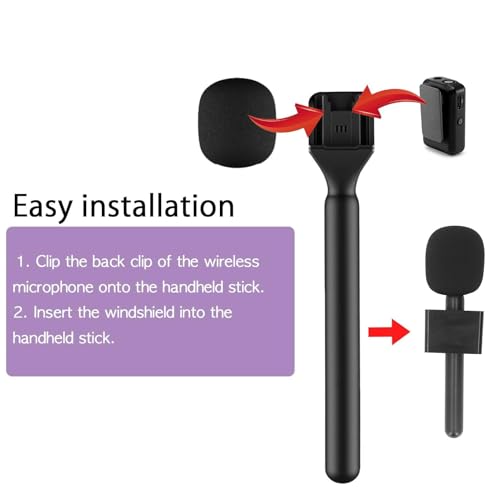 Fabater Stand Holder Mic Flag for GO II Mic 1/2, Hollyland Lark M1 C1 150, G1 - Image 4