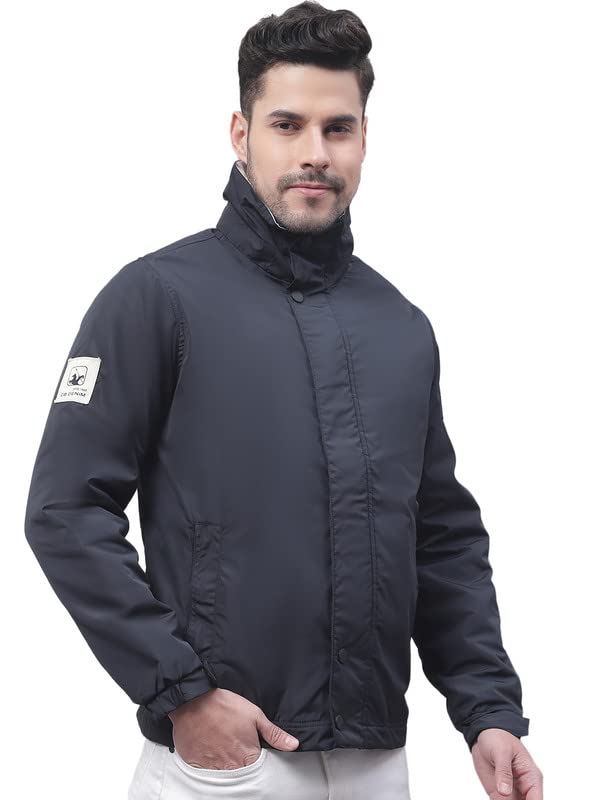 Image of Cantabil Navy-Blue Winter Wear Jacket Full Sleeve for Men l Jacket for Men l Winter Wear Jacket for Men (P MJKT00082 NAVY)