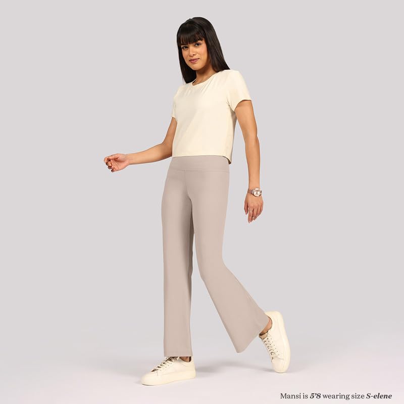 Image of BlissClub Ultimate Flare Pants Lite Tall for Women Above 5'5 ft