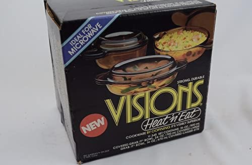 Corning Visions Heat 'n' Eat Set (V-345) Nuevo stock viejo