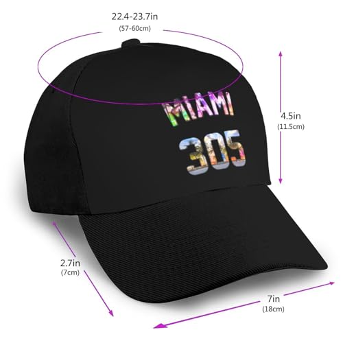 Gorra Snapback Miami 305 para Hombre y Mujer miniatura 3