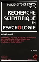 Fondements et Étapes de Recherche Scientifique Psychologie 3e Ed. 2891301099 Book Cover
