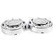 G-PLUS 1 Pair Replacement for Dodge Ram 3500 1-Ton Dually Truck 2011 2012 2013 2014 2015 2016 Chrome Front Wheel Center Caps
