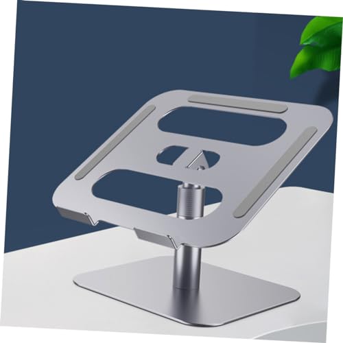 Soporte portátil para laptop ajustable color plata miniatura 4