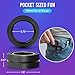 BunMo Magnetic Rings Black – Improved N45 Grade Magnets, BPA-Free, Compact & Quiet Fidget Toy for Adults & Teens, Portable Handheld Toy for Office, School, & Travel