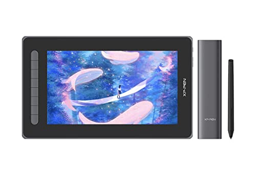 XPPen Tablette Graphique Artist 12 2nd Generation 127% sRGB Stylet X3 avec Deux Ports Flexibles...