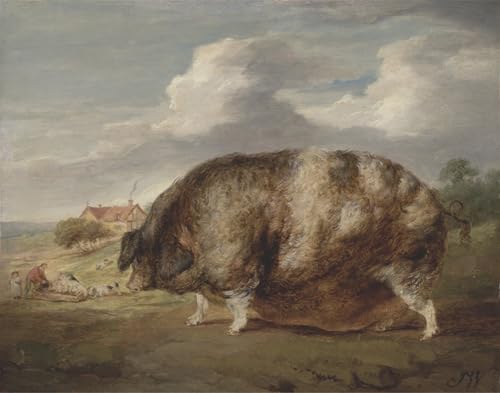 Peinture sur toile Gloucestershire Old Spot : créez une ambiance cosy dans votre chambre