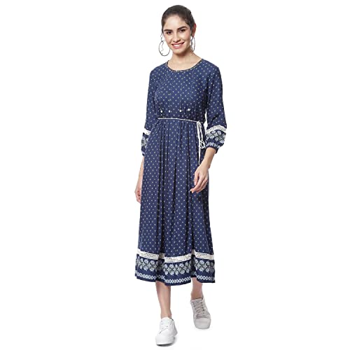 Image of Indigo Liva Kalidar Dress
