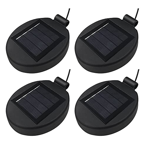 Solar Lantern Top LED Panel Lantern Lid Lights Replacement Part for Outdoor Flower DIY Solar Flower...