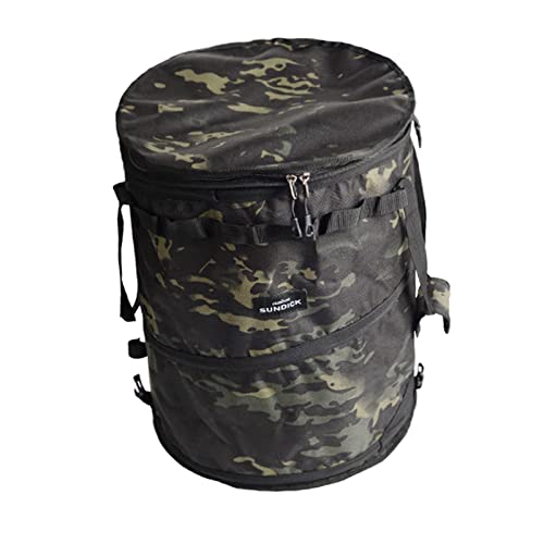 GUOOL GUOOL ポップアップボックス ミニトラッシュボックス キャンプ用ゴミ箱 折りたたみ式 ポータブル 多機能 ゴミ箱 ジッパー付き蓋付きゴミ箱 家庭用 キャンプ リサイクル ピクニック用 キャンプ アウトドア トラッシュボックス ポップアップ