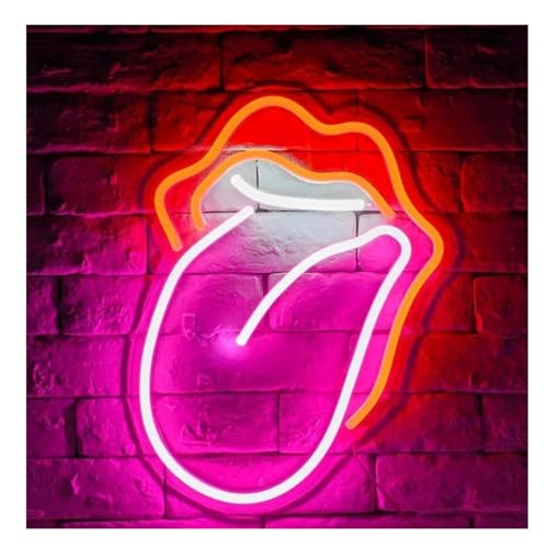 Enseigne au néon Lèvres fumantes luminaire LED mural à haute luminosité pour bar