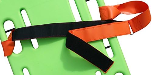 Coated Torso Spineboard Strap (Set of 3)-Orange