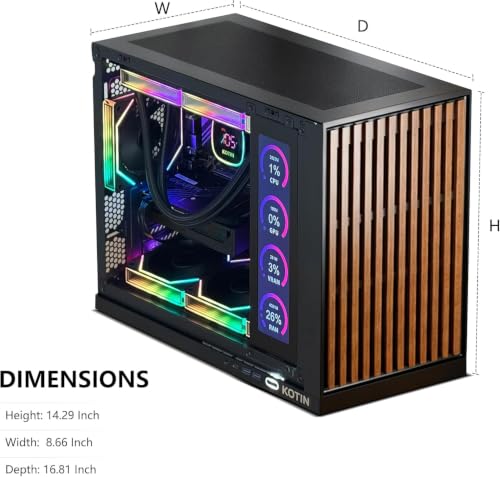 Image of KOTIN Prebuilt Gaming PC Ryzen 7 9700X 16GB DDR5 RTX 5060 Ti 8GB 1TB SSD