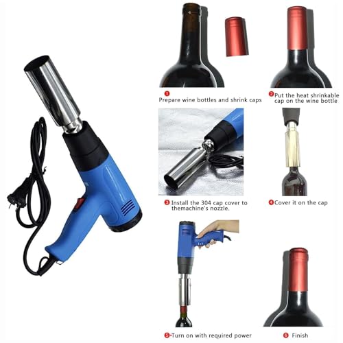 Pistola termorretráctil para el empaque estético de botellas de bebidas 4
