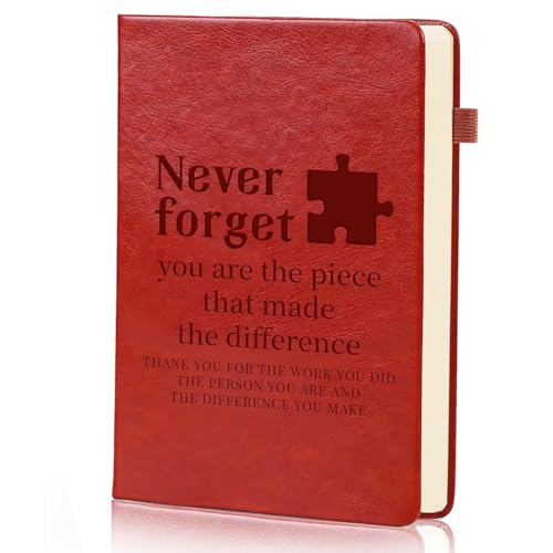 Cuaderno motivacional Never Forget como regalo de agradecimiento para profesores y mentores