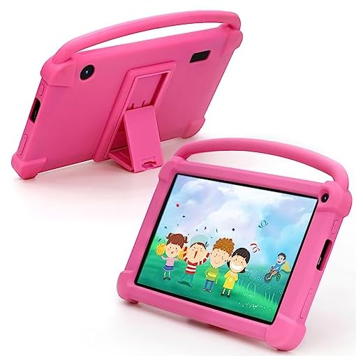 Tablet infantil, tablet de 7 polegadas para crianças, tablet Android infantil, 16 GB, suporte para expansão de 128 GB, tablet WiFi pré-instalado e controle dos pais, aprendizagem, educação, câmera