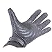 Neo-Sport womens 3MM & 5MM Premium Neoprene Five Finger Wetsuit Gloves with Gator Elastic Wrist Band. Use for All Watersports, Diving, Boating, Cleaning gutters, Pond and Aquarium Maintenance, Black, X-Large