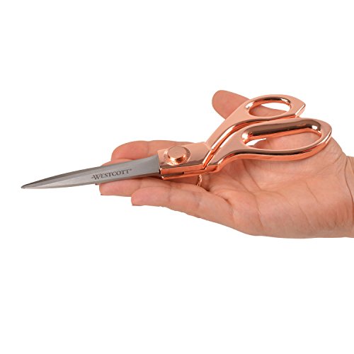 Westcott 16968 8-Inch Stainless Steel Rose Gold Scissors For Office And Home #TOP3