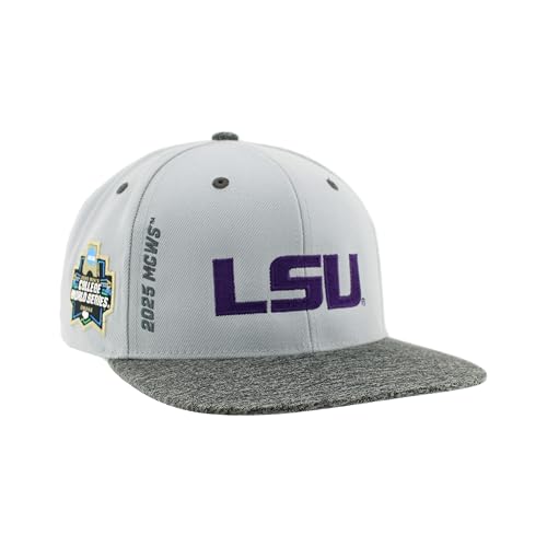 LSU Tigers NCAA Officially Licensed College World Series 2025 Baseball Hat CWS