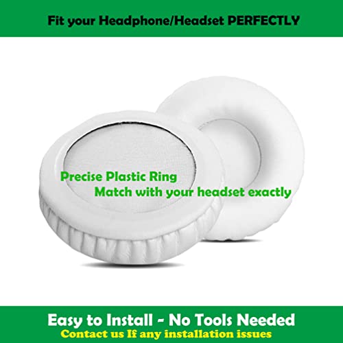 Almohadillas de recambio profesionales compatibles con Pioneer HDJ2000 HDJ1500 HDJ1000 Auriculares, con cuero proteico más suave/espuma viscoelástica miniatura 3