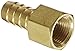 EATON Weatherhead 10508B-206 Female Pipe Fitting, CA360 Brass, 1/2" Hose ID, 3/8" Pipe Size