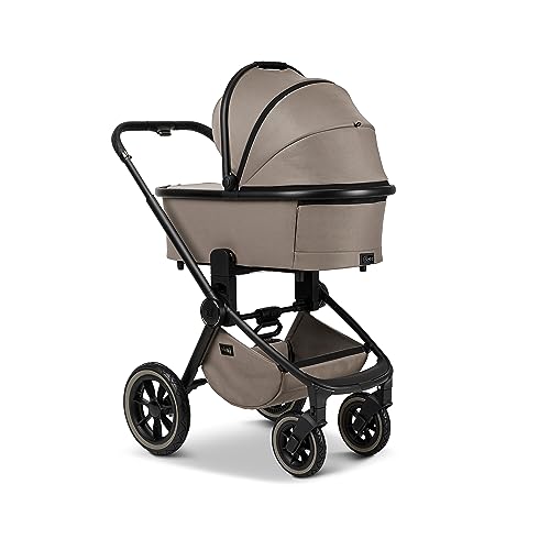 MOON 2 in 1 Kombi-Kinderwagen RESEA+, Mud, Edition+, mit Wanne und Sportwagen Sitz, bis 22kg, Kollektion 2024 – Bild 5