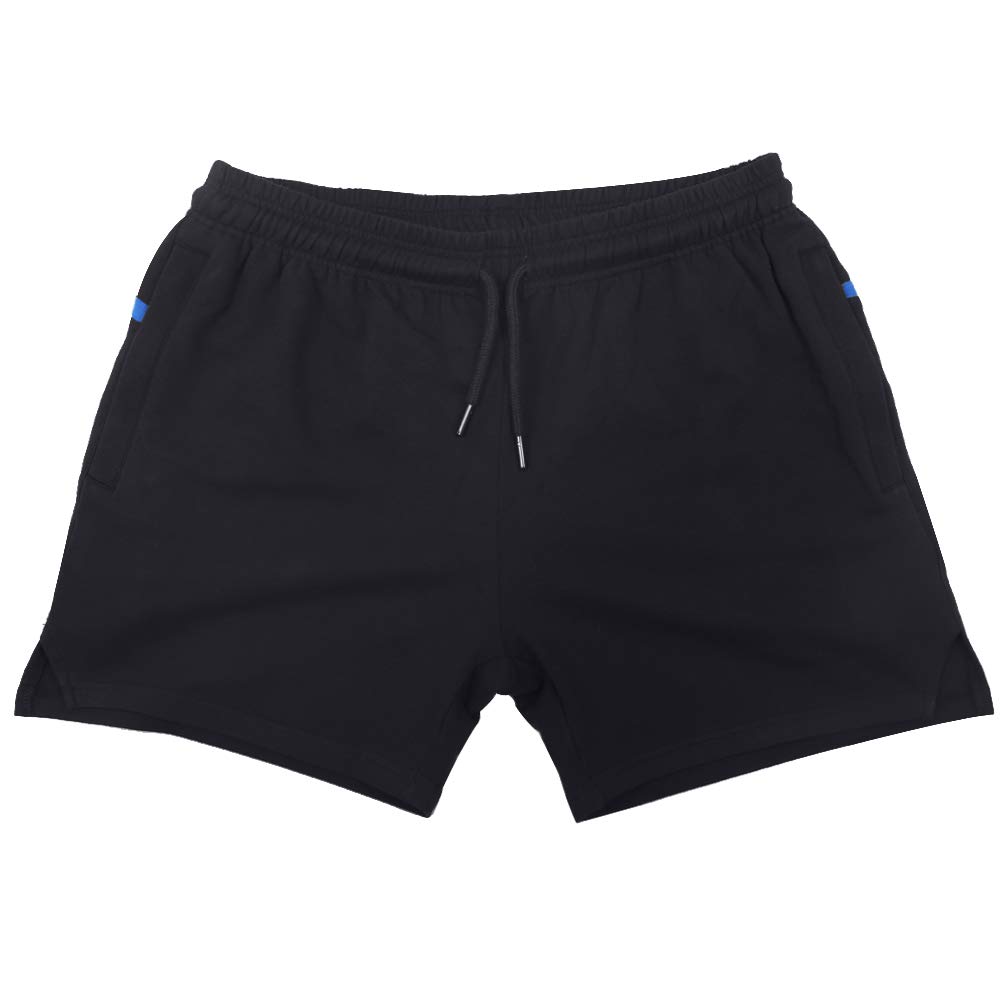 Muscle Alive Uomo Bodybuilding Palestra Pantaloncini Cotone Allenarsi Sportivo Fitness Workout Shorts