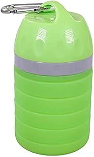 Rosewood Unique Design Collapsible Outdoor Dog Travel Water Bottle, Green